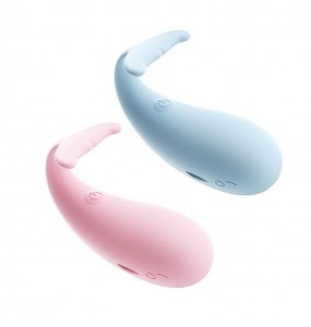 MizzZee - Whale Vibrator Wearable Blue (Smart APP Model - Chargeable)